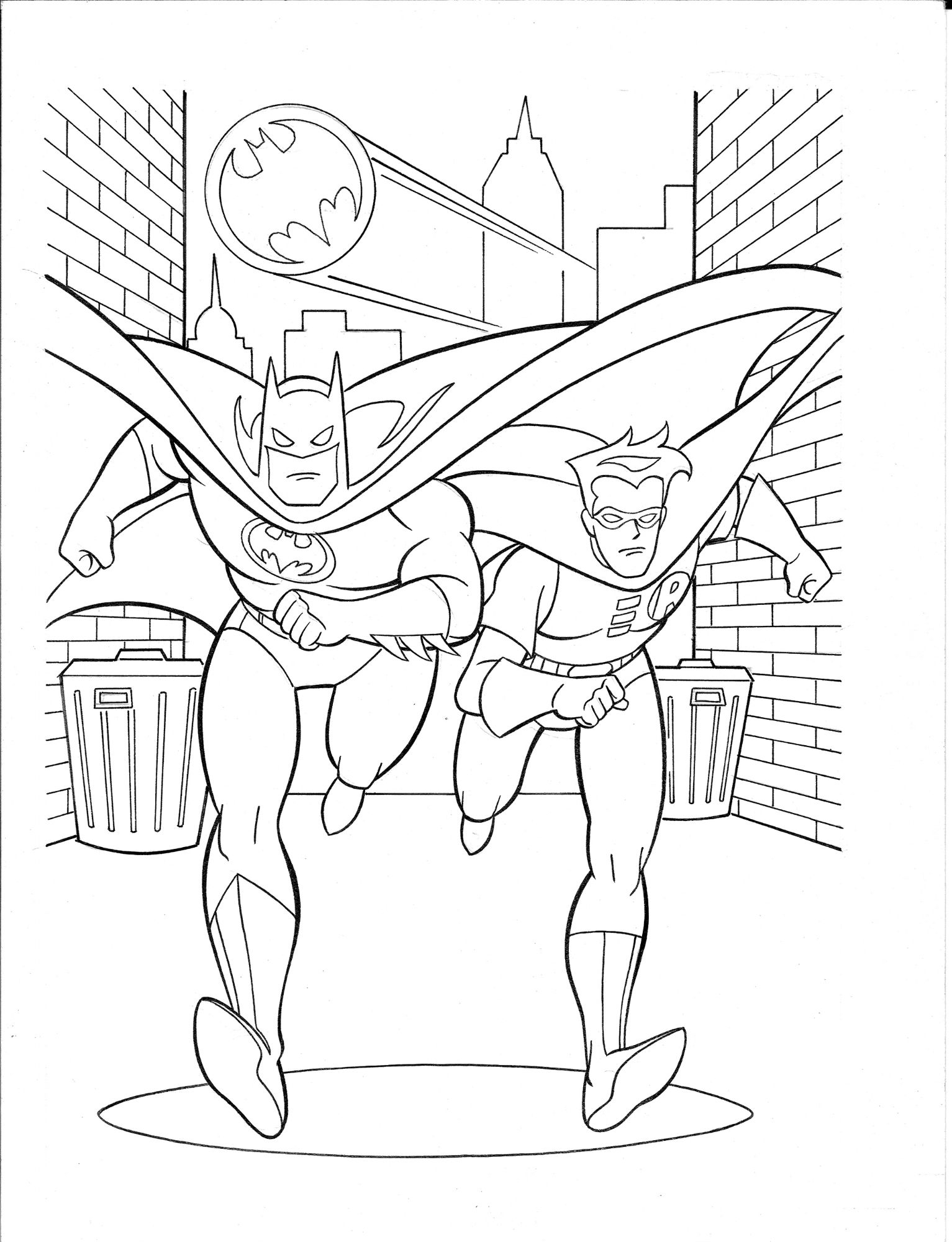 Batman The Animated Series Coloring Book Mike Parobeck 1993 In 