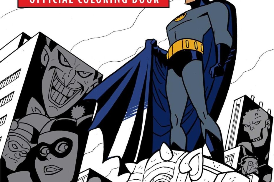 Batman The Animated Series Official Coloring Book Book