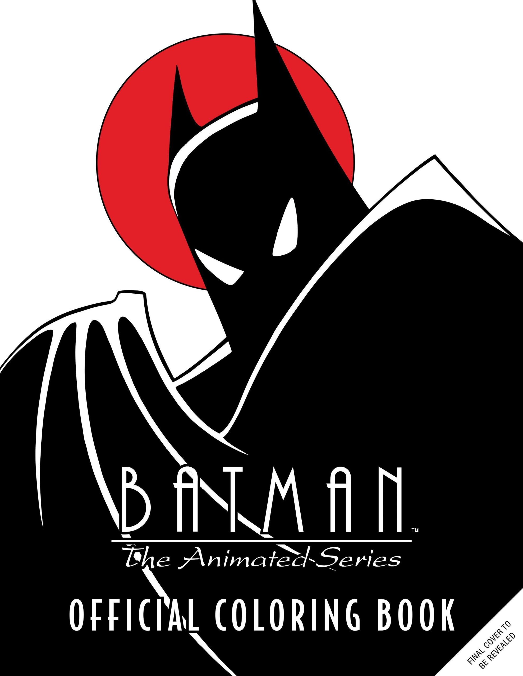 Batman The Animated Series The Official Coloring Book Hitting 