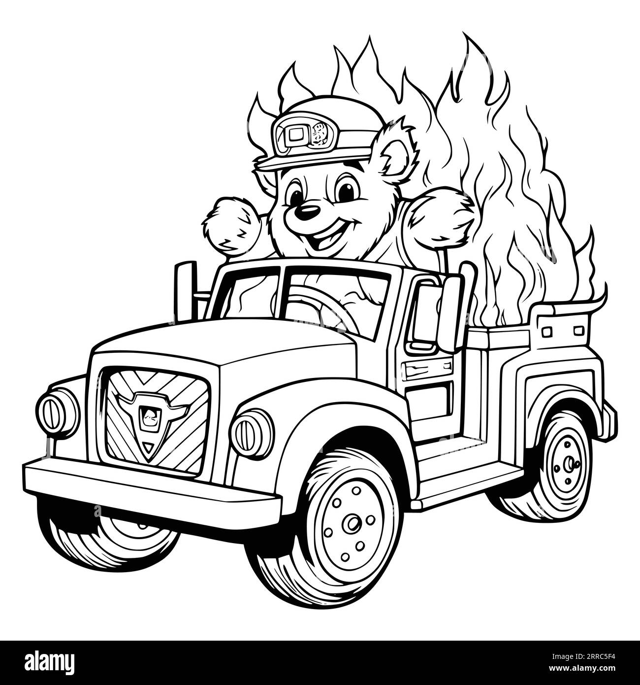 fire truck coloring pages printable