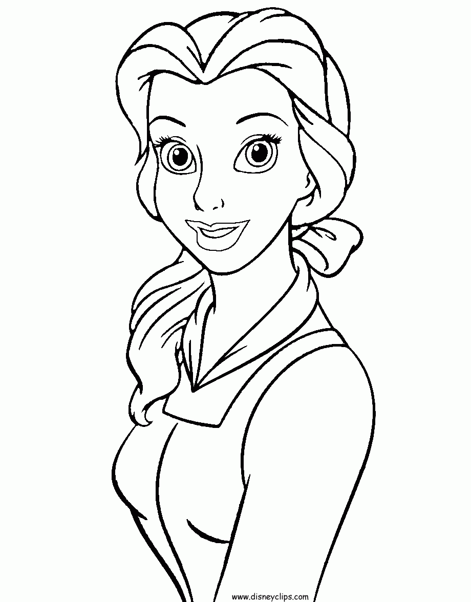 Beauty And The Beast Coloring Pages 3 Disneyclips