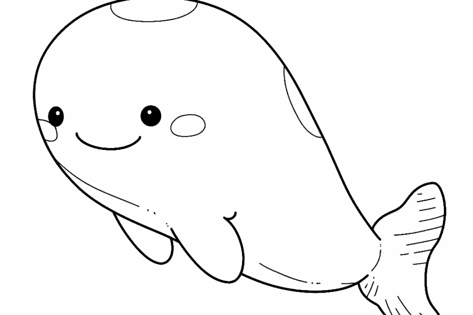 Beluga Whale Coloring Pages Coloring Corner