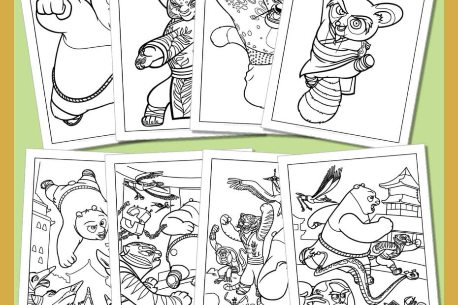 Best Free Kung Fu Panda Coloring Pages Top Downloads