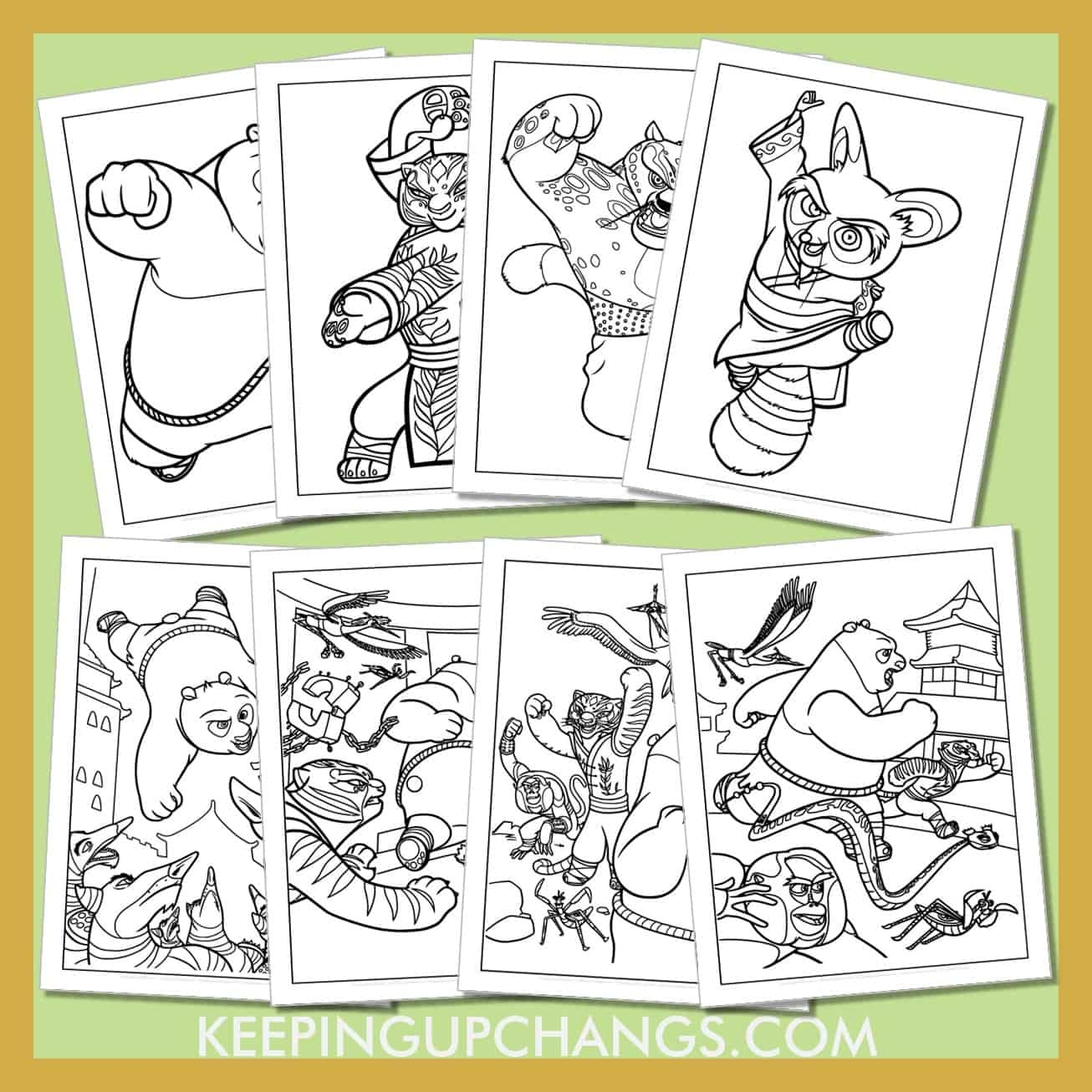 Best Free Kung Fu Panda Coloring Pages Top Downloads 
