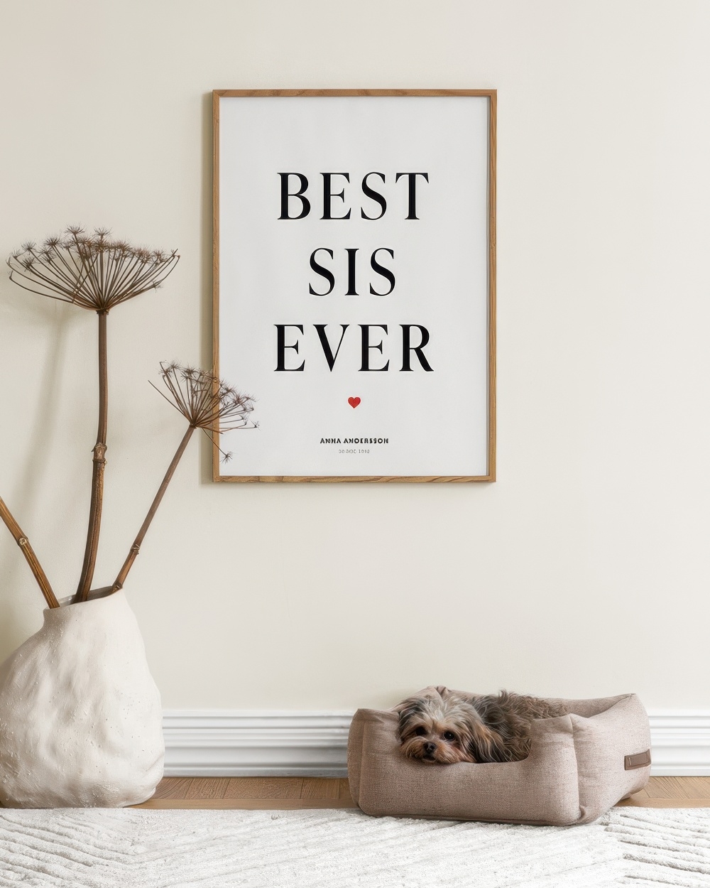 Best Sis Ever Print Personalized Poster Gift Desenio