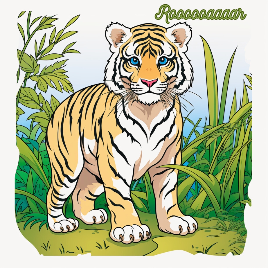 Best Tiger Coloring Page Coloring Pages Mimi Panda