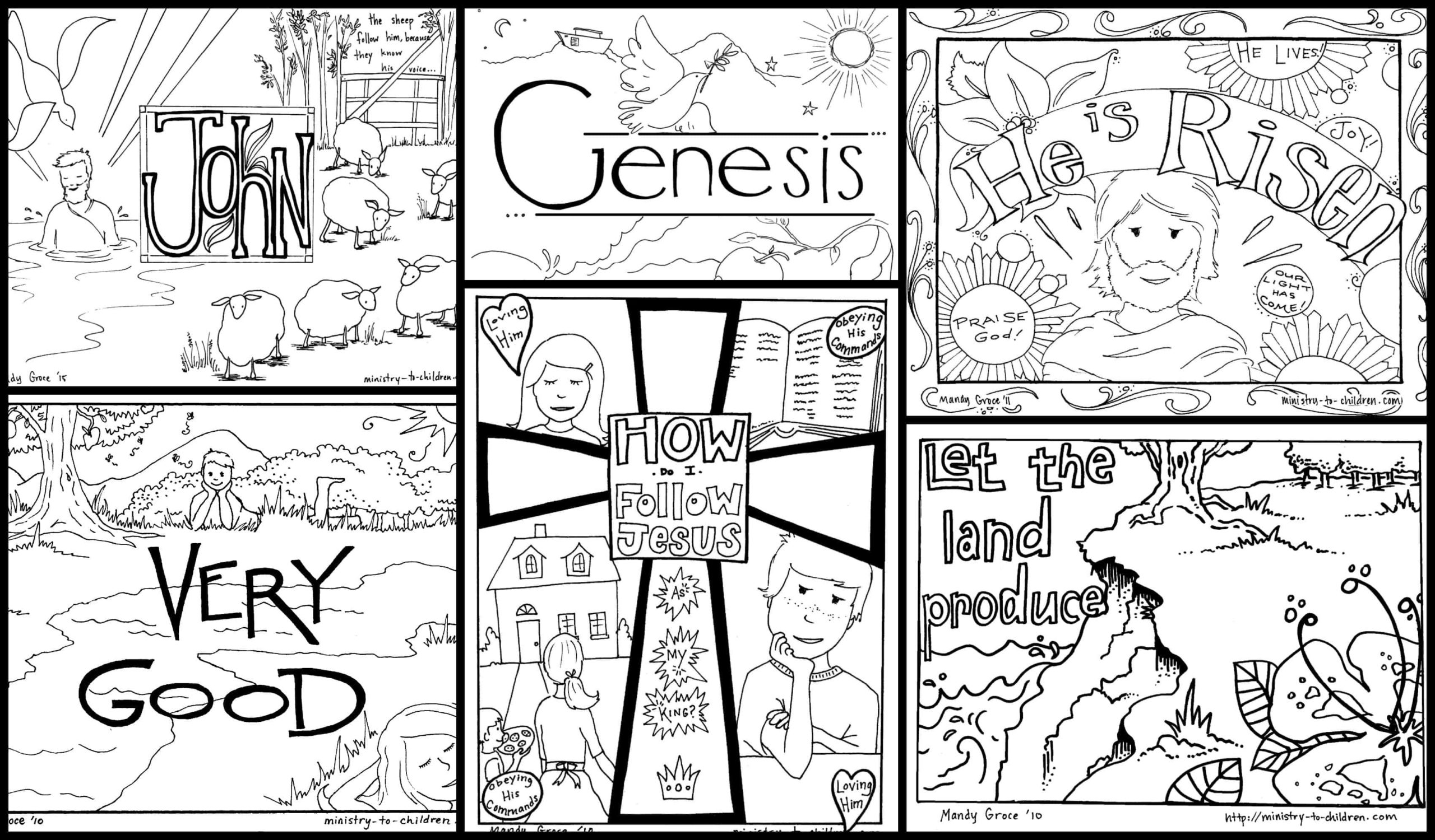printable christian coloring pages
