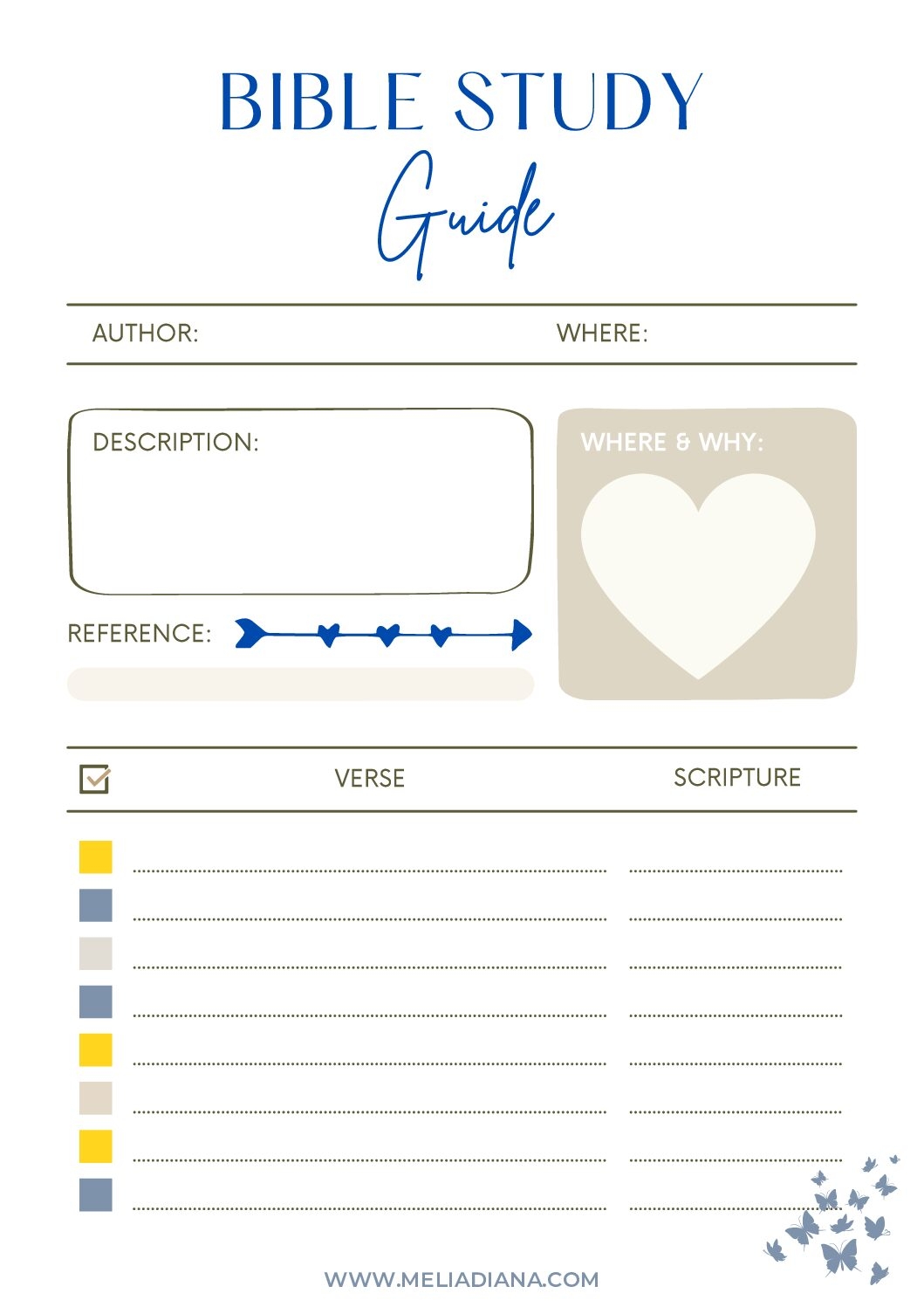bible study printables
