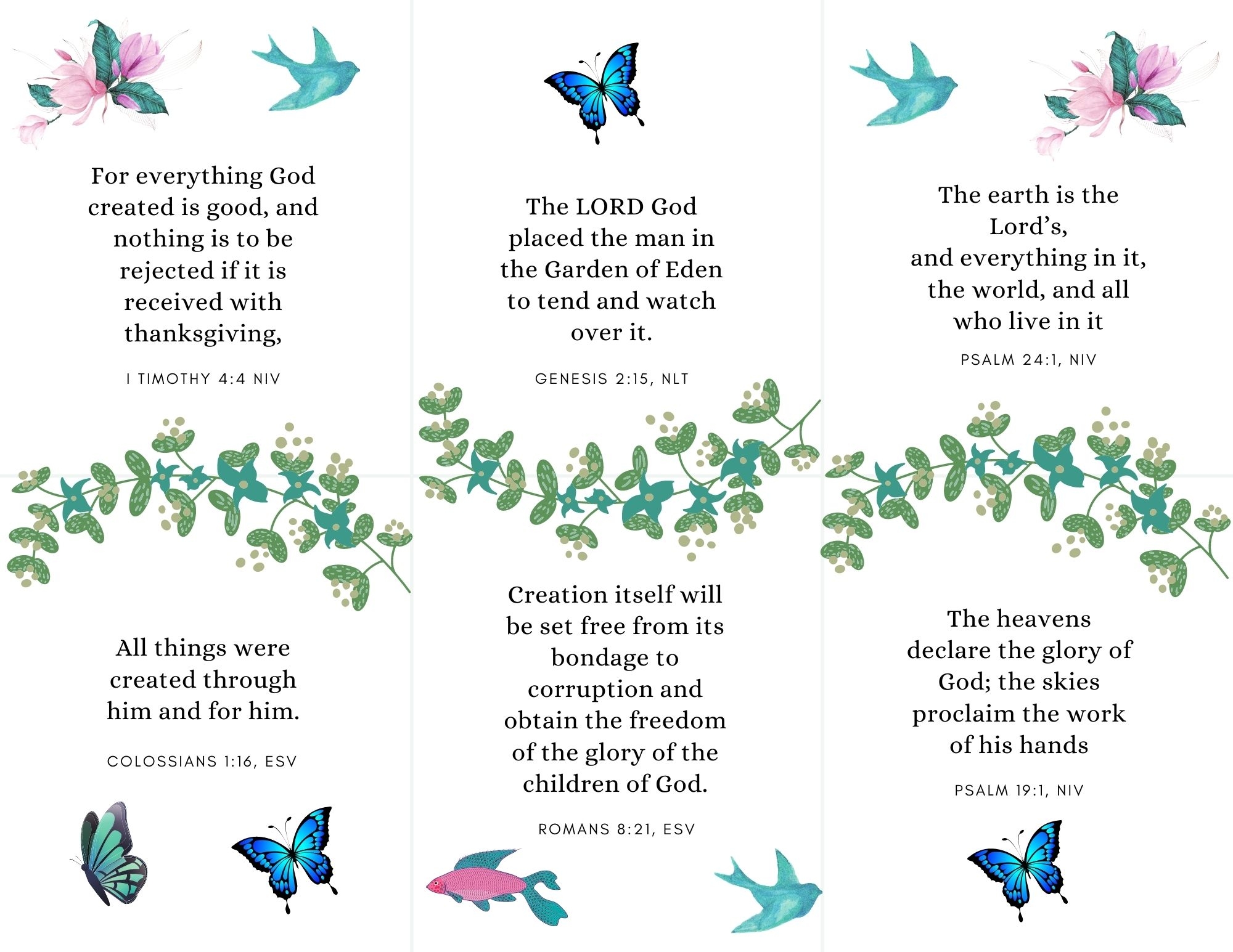 free printable bible verses pdf