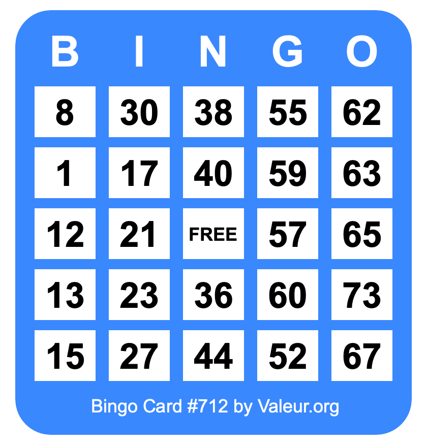 free printable bingo card generator