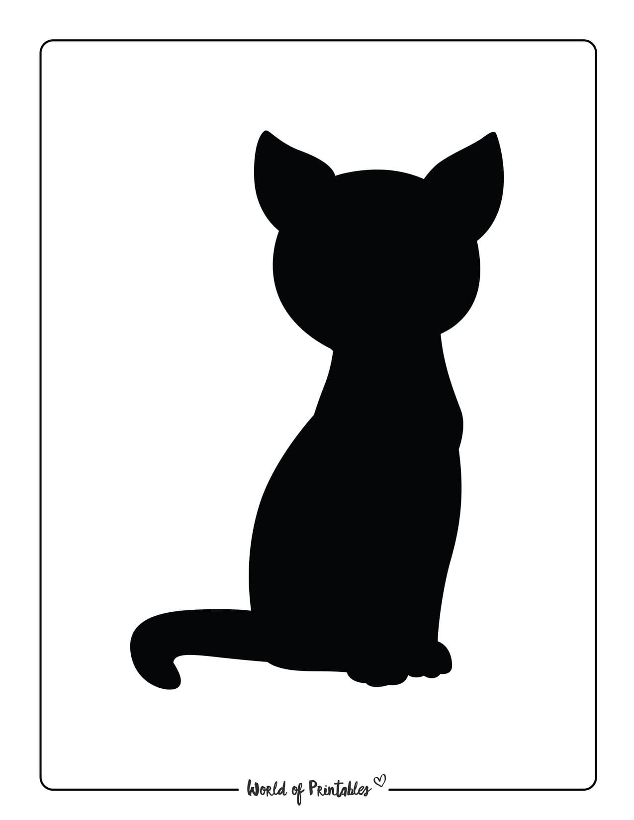 printable cat template