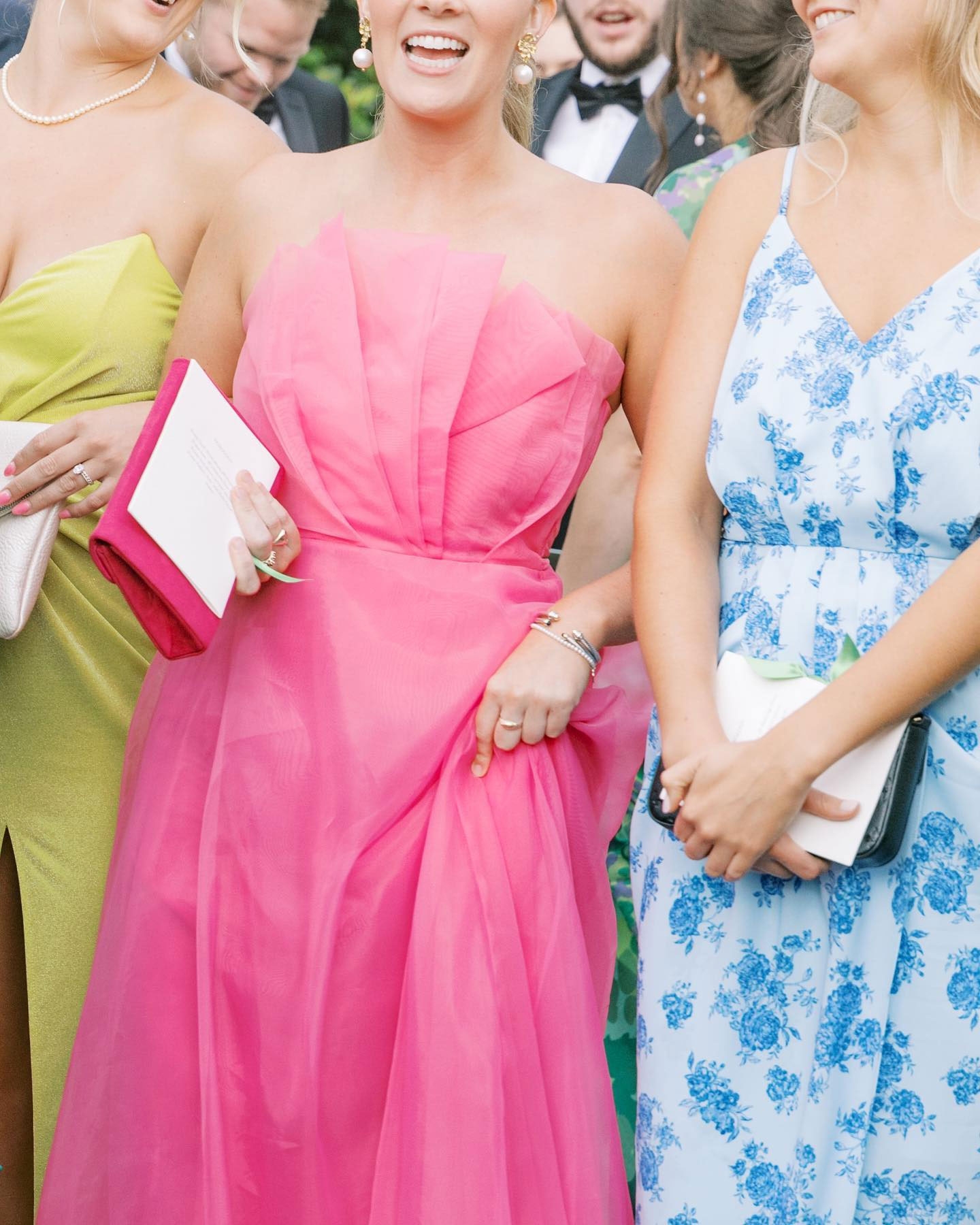 colorful black tie dresses