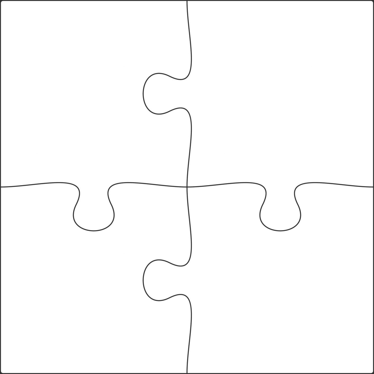 vector puzzle piece template