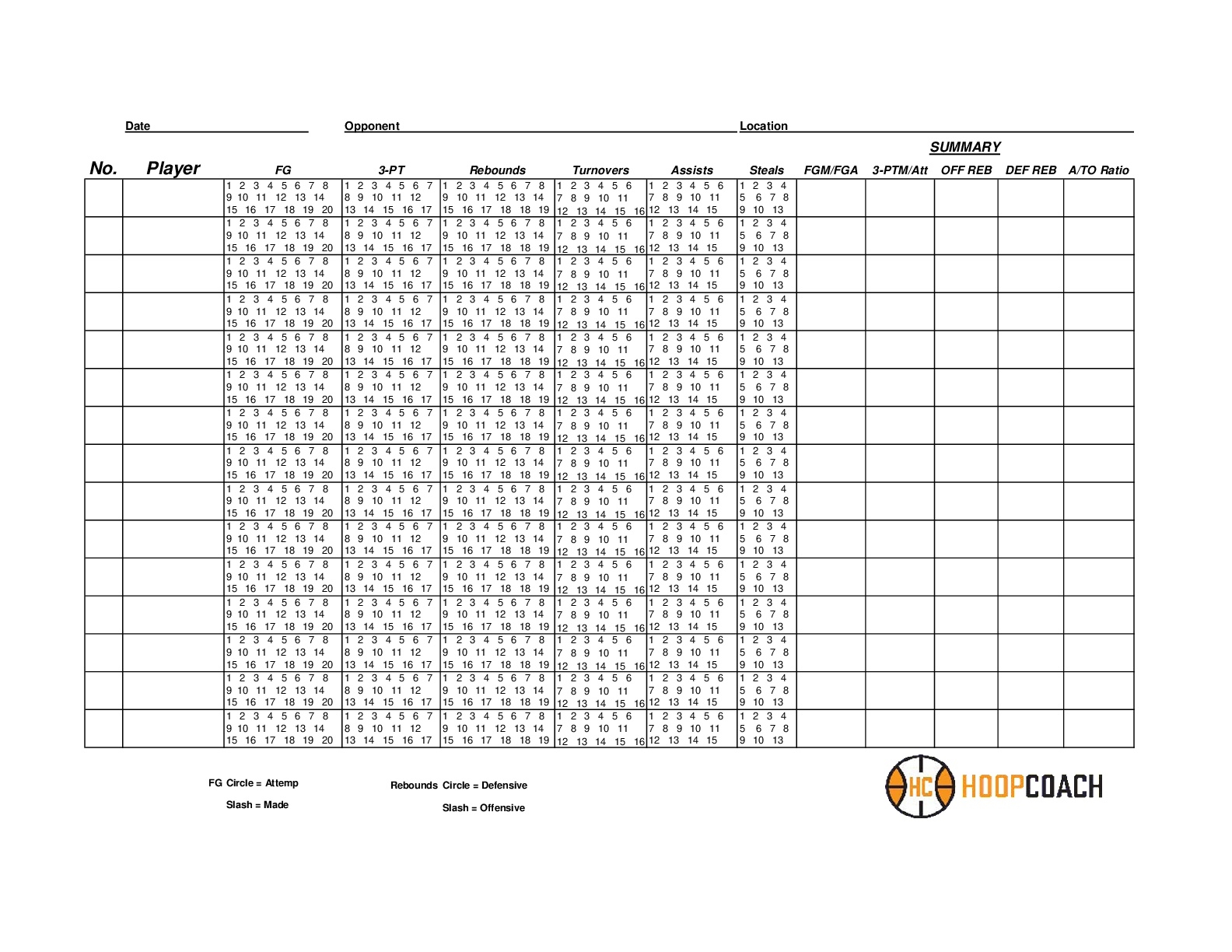 printable basketball scoring sheet