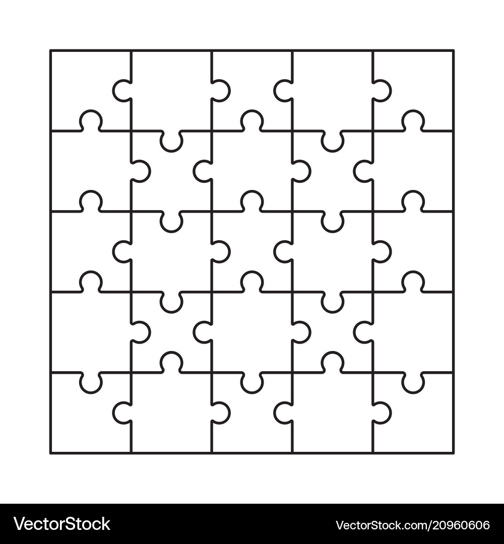 blank printable puzzle template