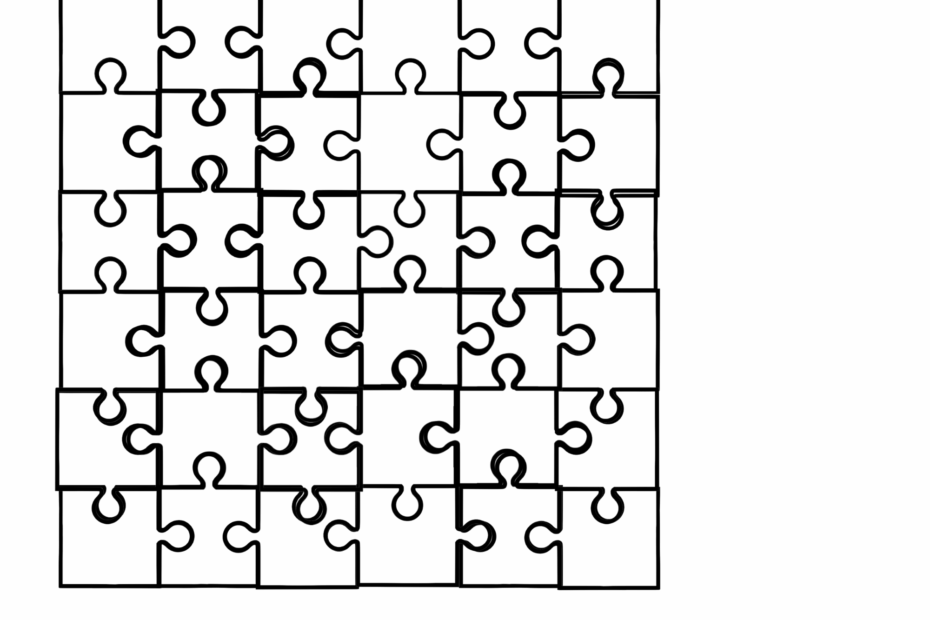 Blank Puzzle Piece Template SPED Classroom SPED Art Project Bulletin Board Ideas Special Needs Classroom DecorNeurodiversity Classful