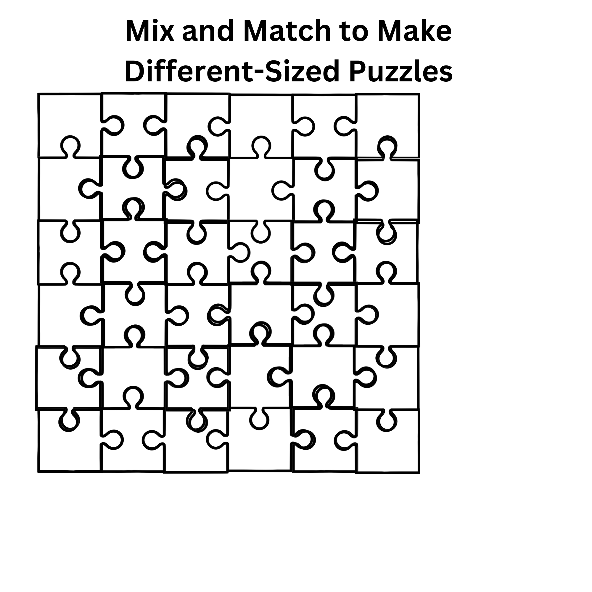 puzzle piece match template