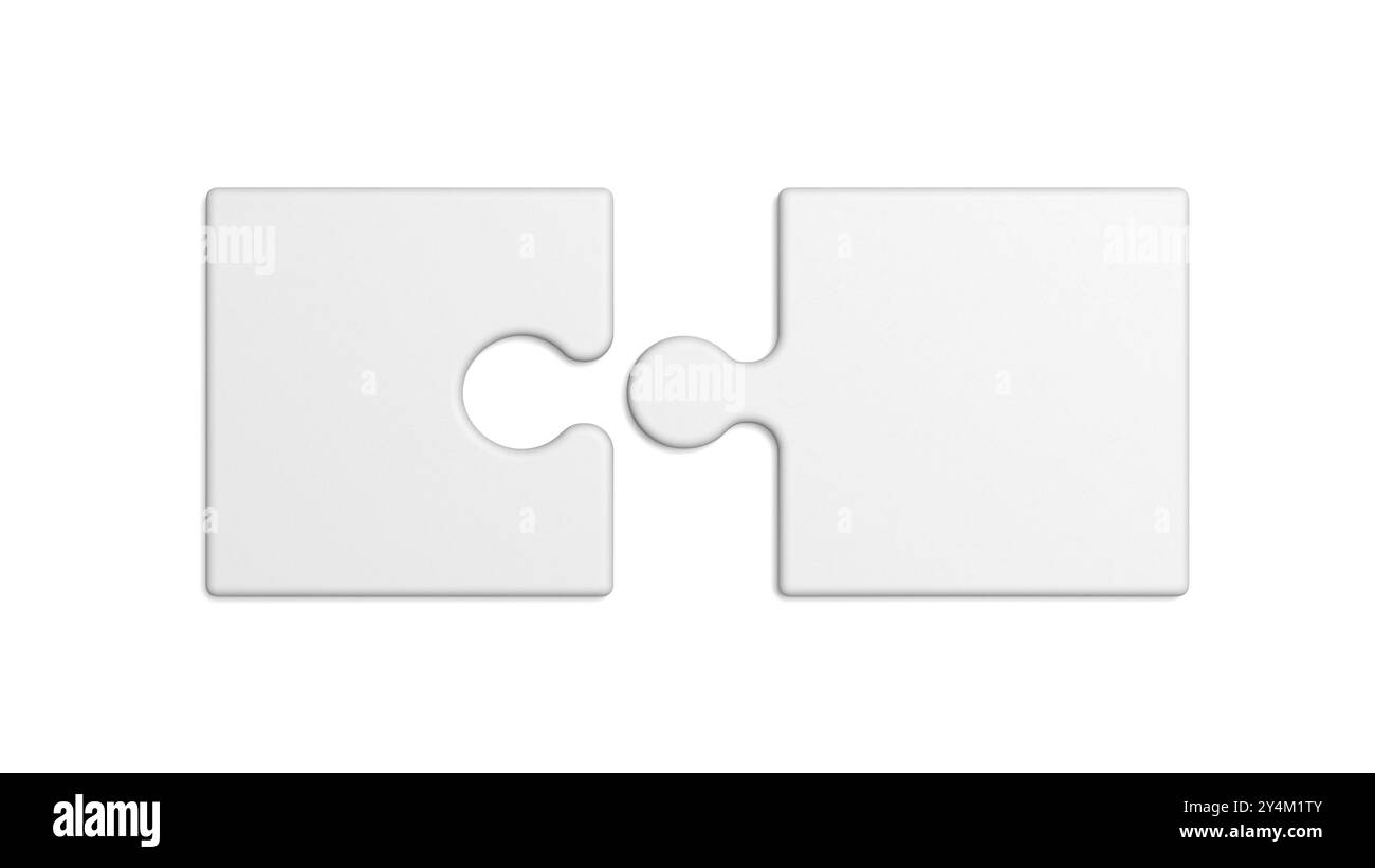 Blank Puzzle Template Black And White Stock Photos U0026 Images Alamy
