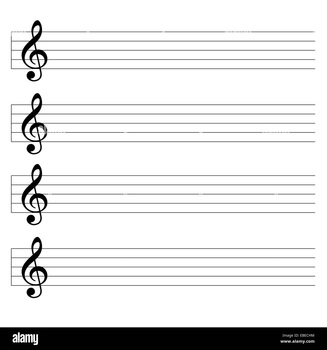 Blank Sheet Music Black And White Stock Photos U0026 Images Alamy