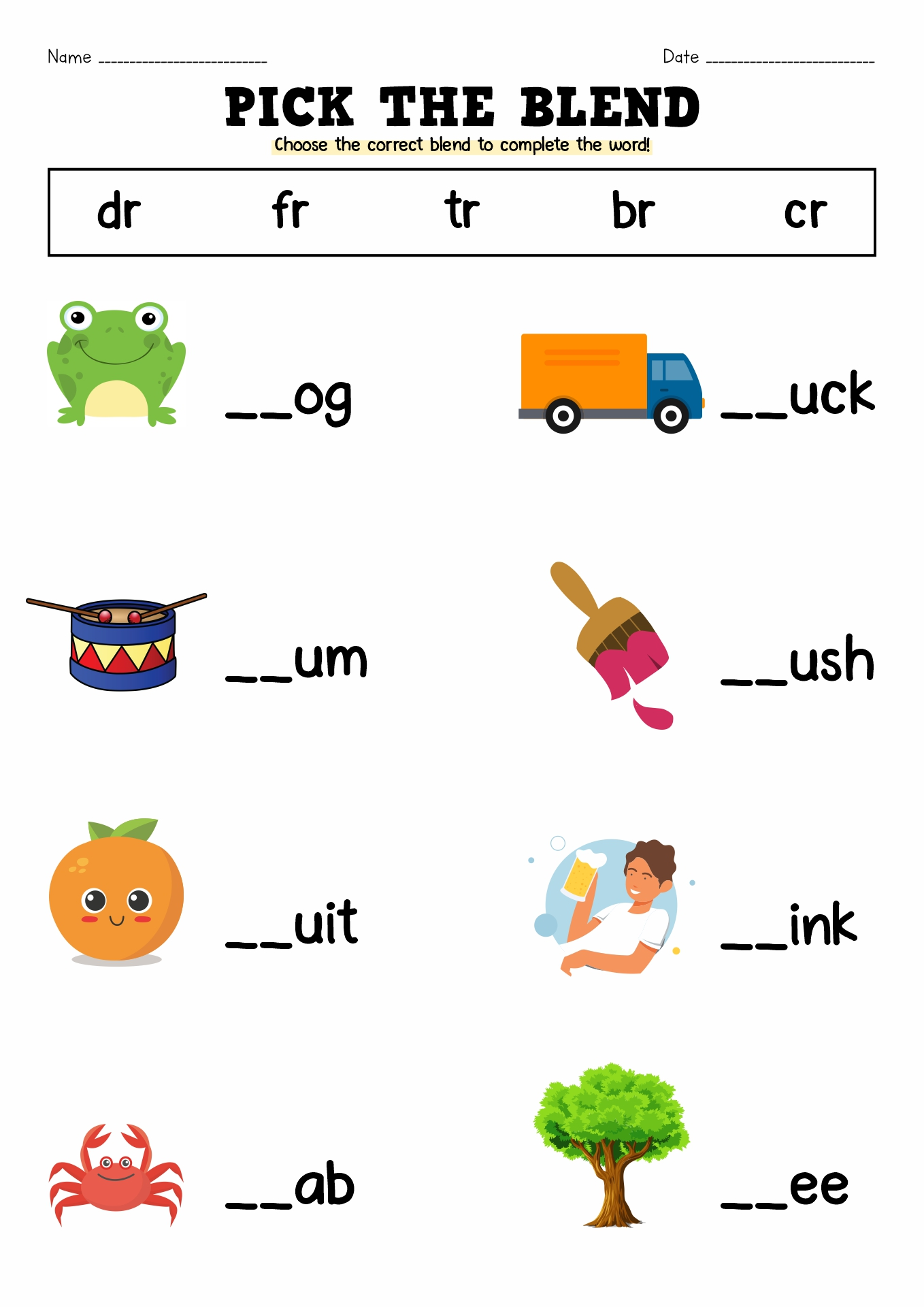 Blending Sounds Worksheets 15 Worksheets Worksheets Library