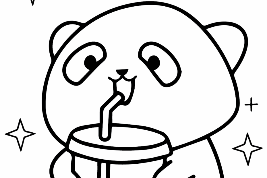 Boba Tea Coloring Pages Printable For Free Download