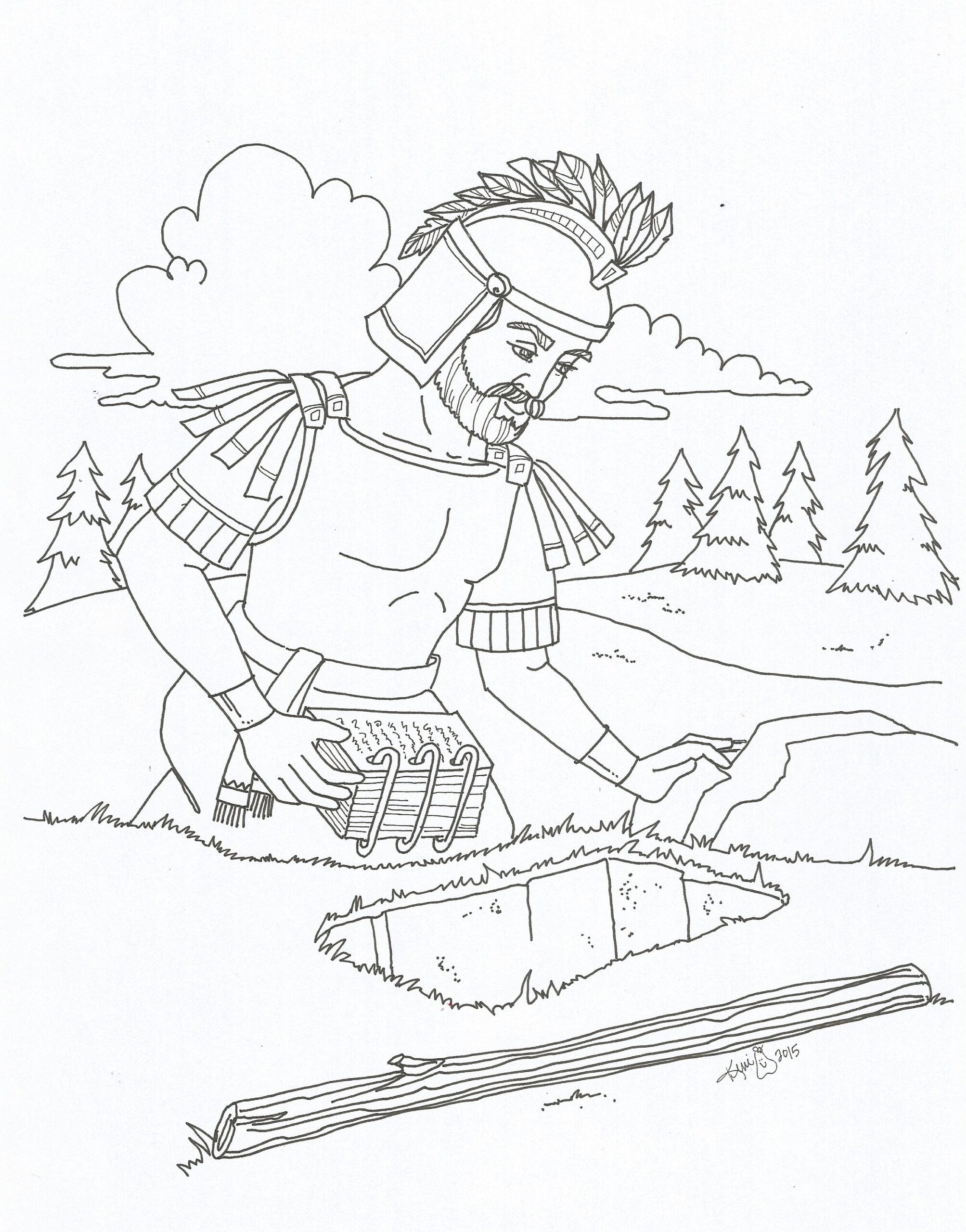 Book Of Mormon Coloring Page Mormon And The Gold Plates