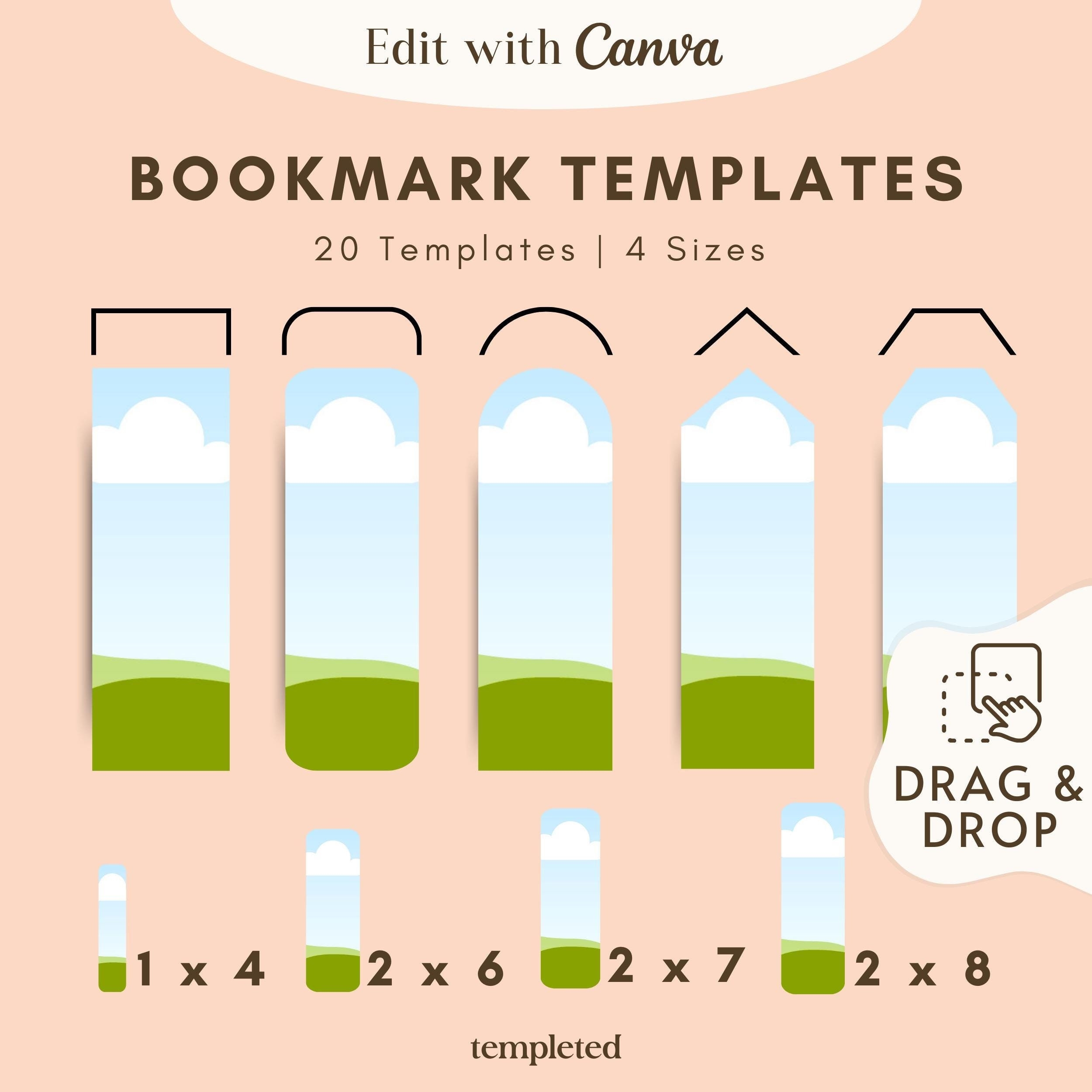 1x4 puzzle piece template
