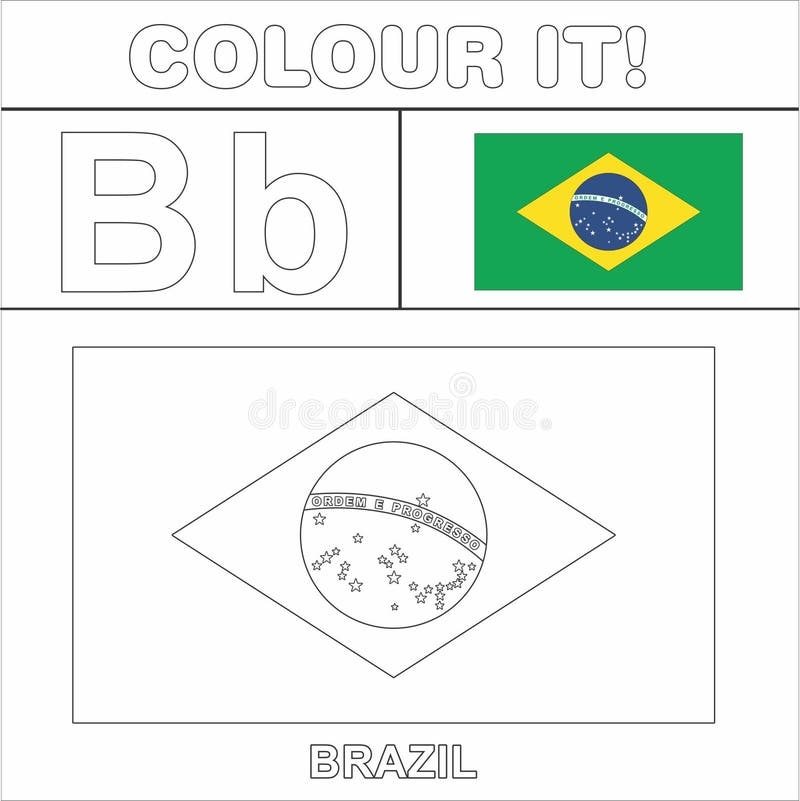 Brazil Coloring Stock Illustrations 600 Brazil Coloring Stock 