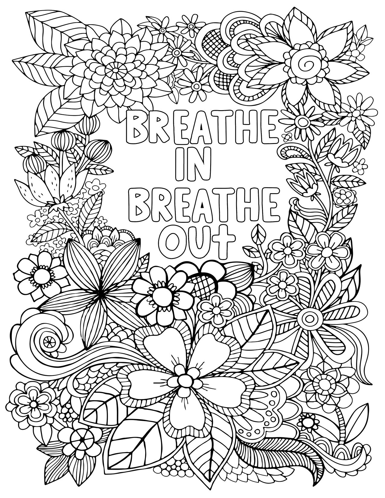 adult coloring printables