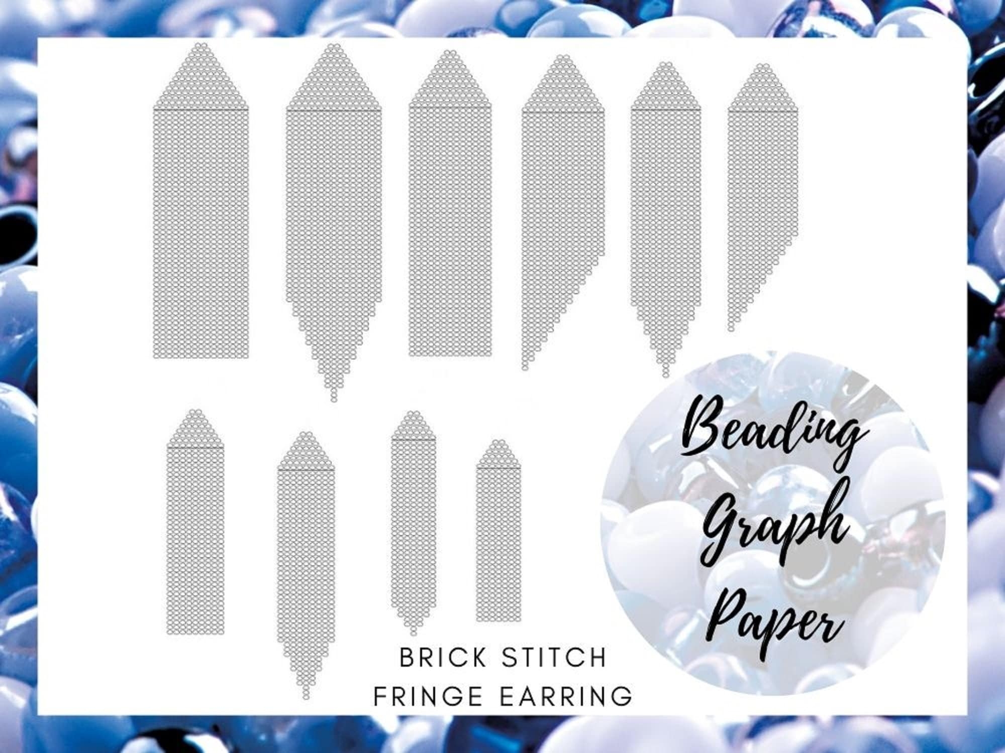 printable triangle beading graph paper pdf
