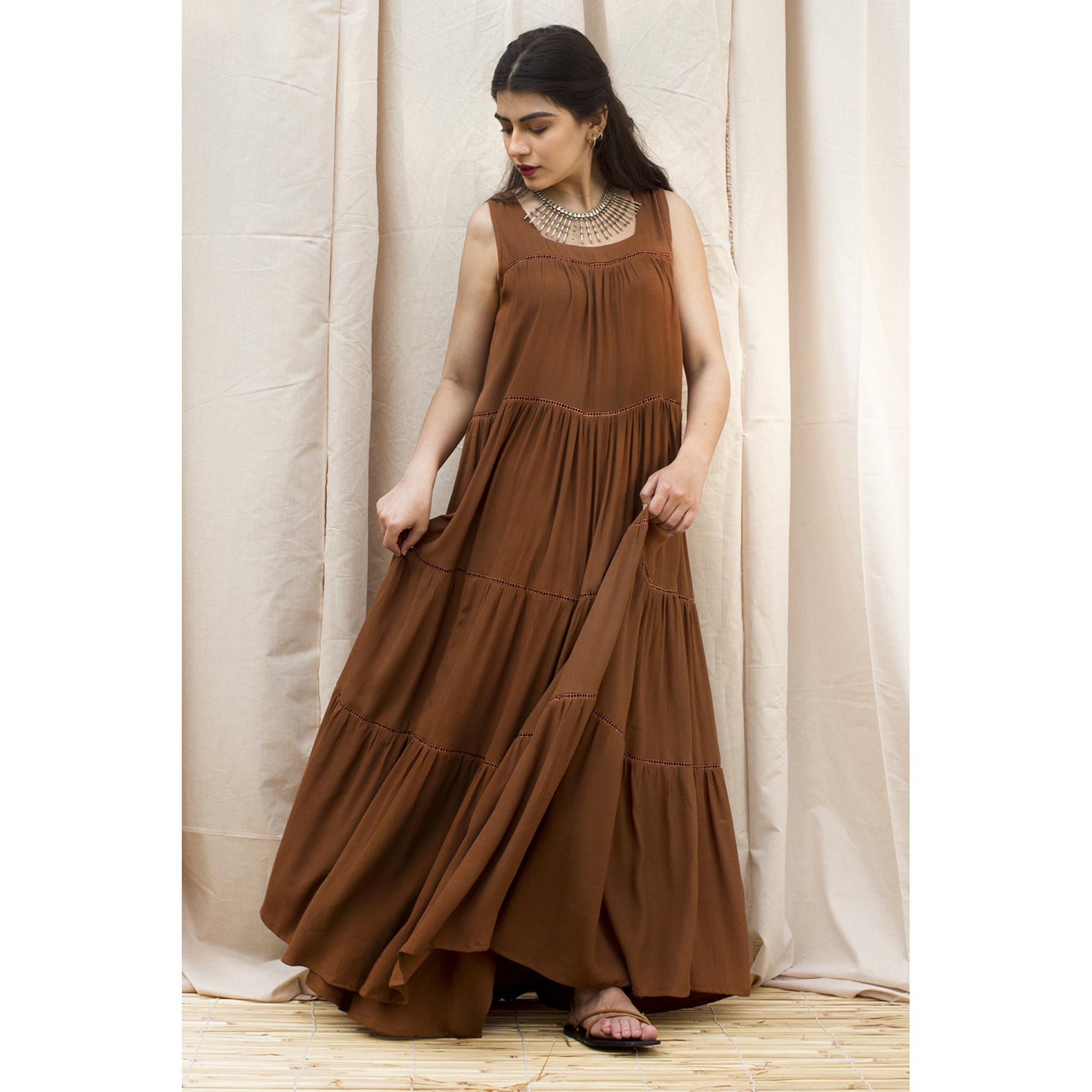 Brown Dress
