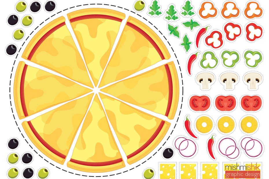 Build Your Own Pizza Printable Pizza Craft For Kids Fun DIY Food Activity Cut And Play Educational Game Etsy UK