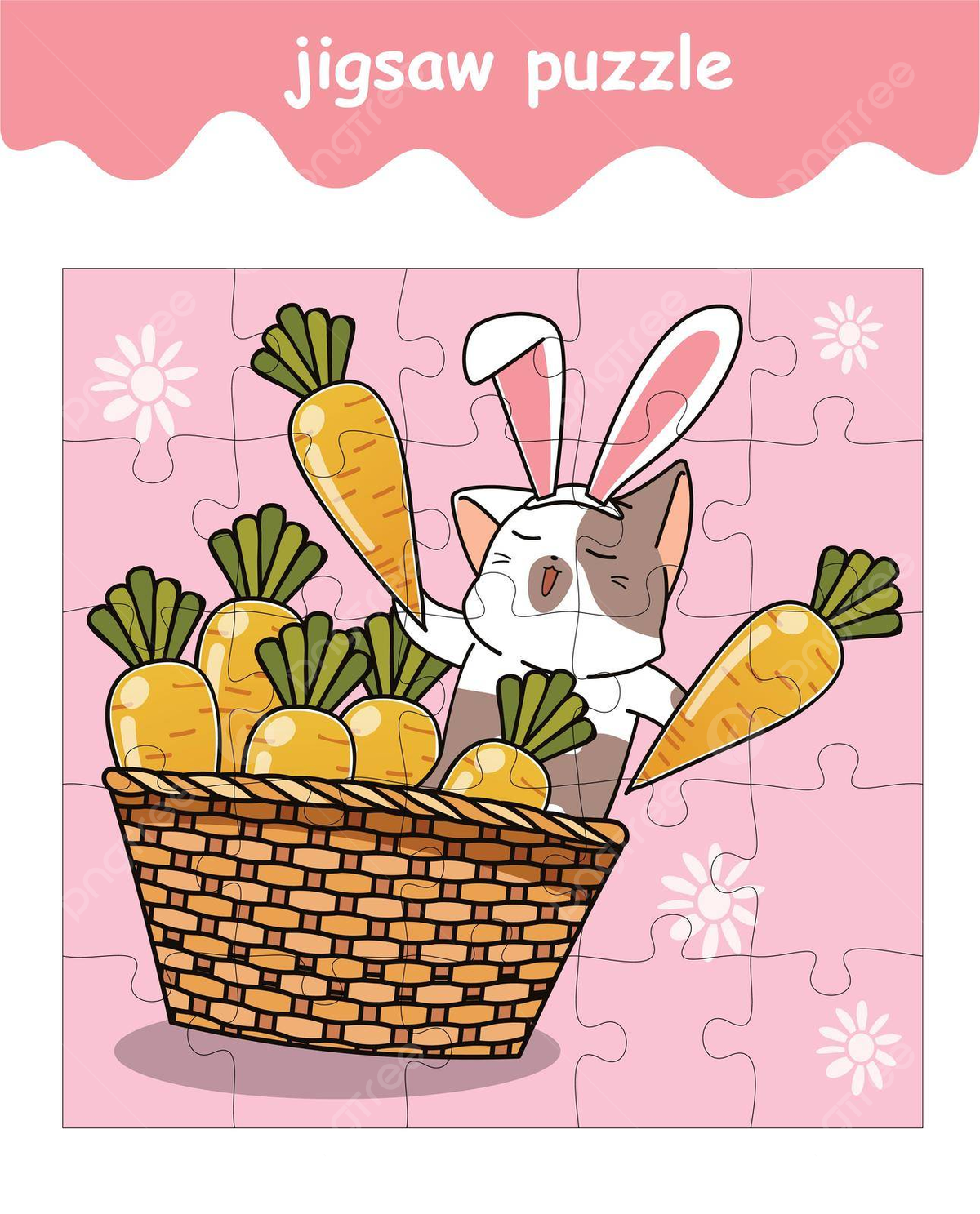 bunny template puzzle