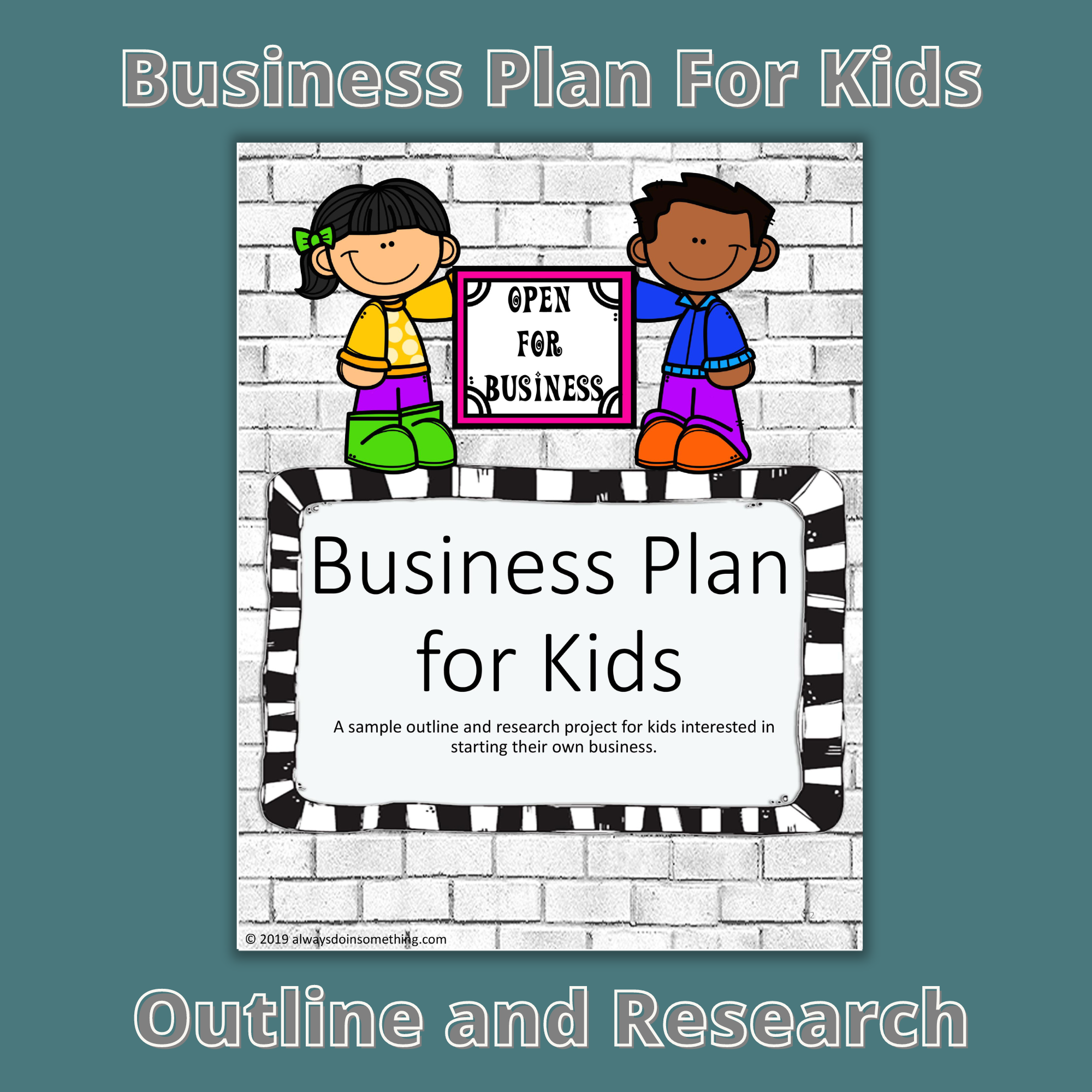 kids business plan template