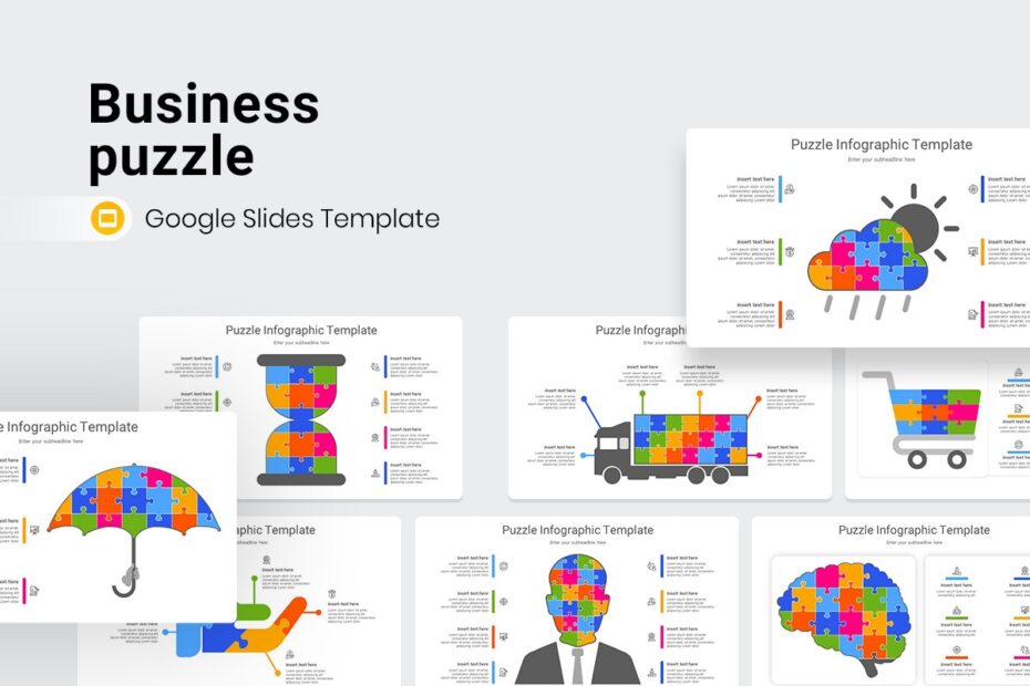 Business Puzzle Infographic Google Slide Template Nulivo Market