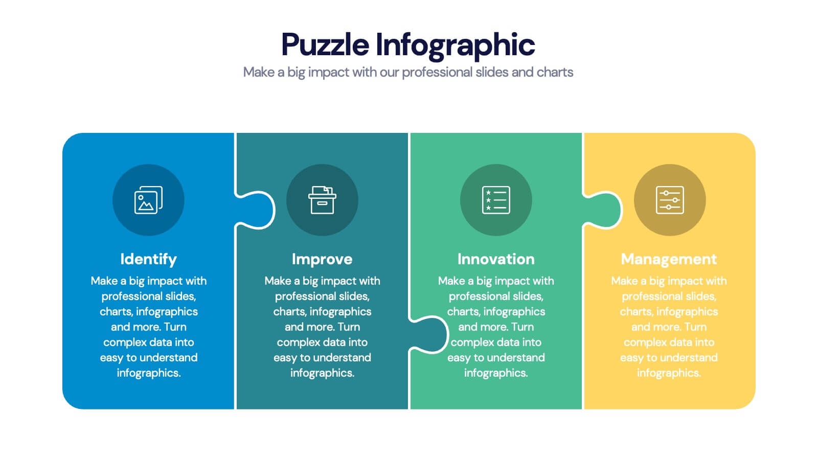 Business Puzzle Infographic Powerpoint Template And Google Slides Theme