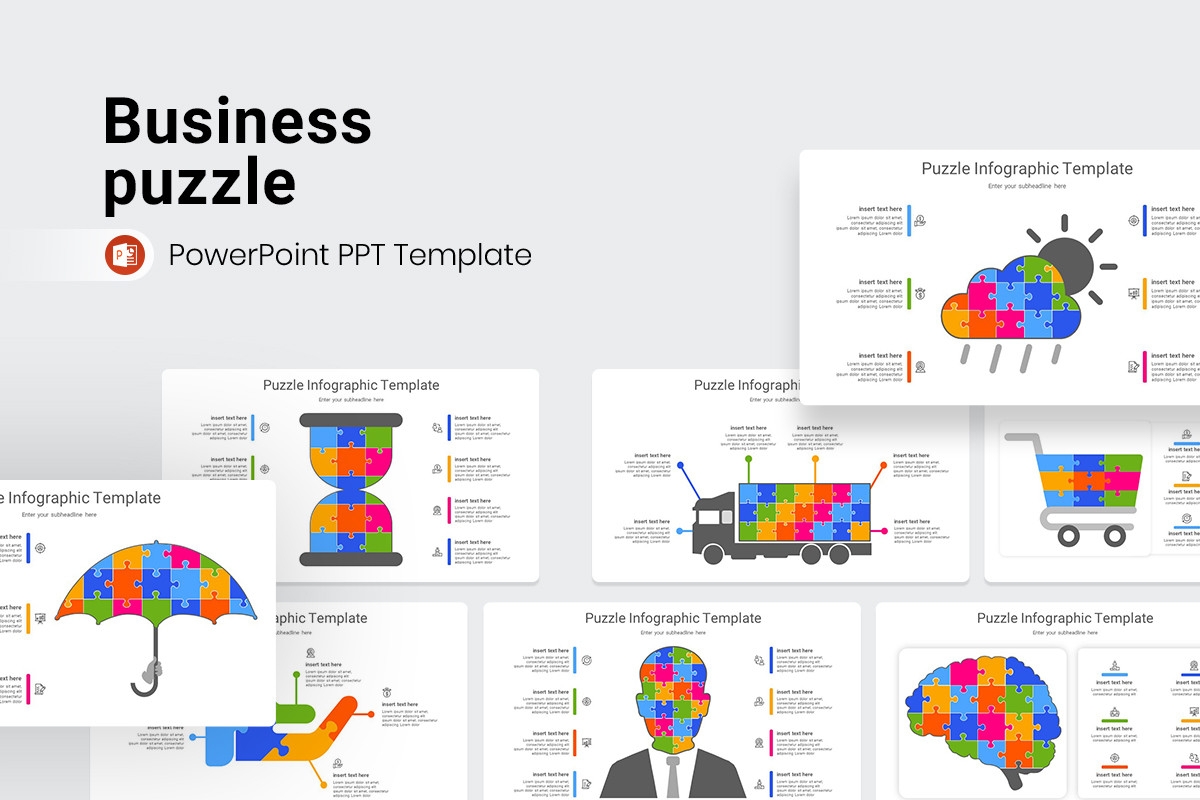 puzzle power point template