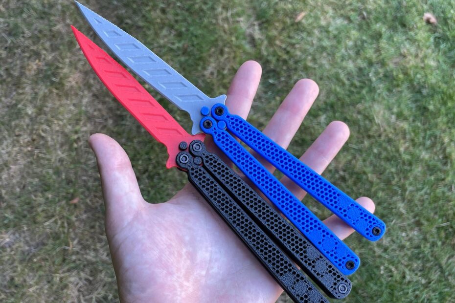 Butterfly Knife Trainer High Quality Practice Balisong Trainer 3D Printed Etsy