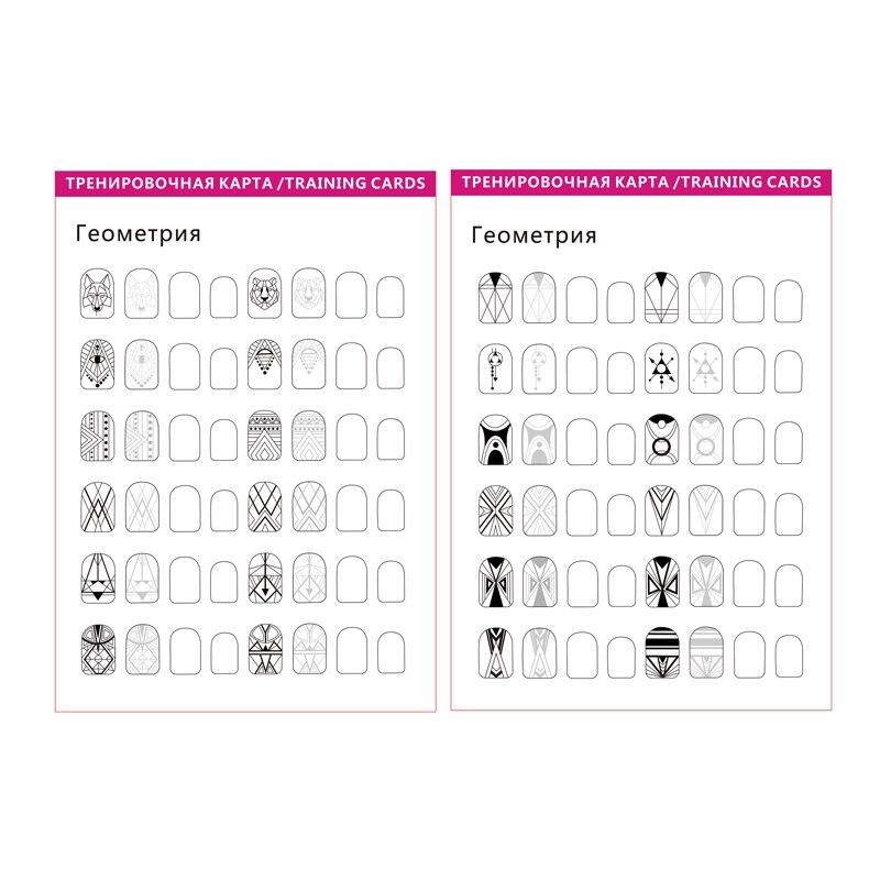 Buy 12Pcs Nail Art Training Practice Flowers Lines Drawing Painting Template Learning Book Manicure Tool At Affordable Prices Free Shipping Real Reviews With Photos Joom