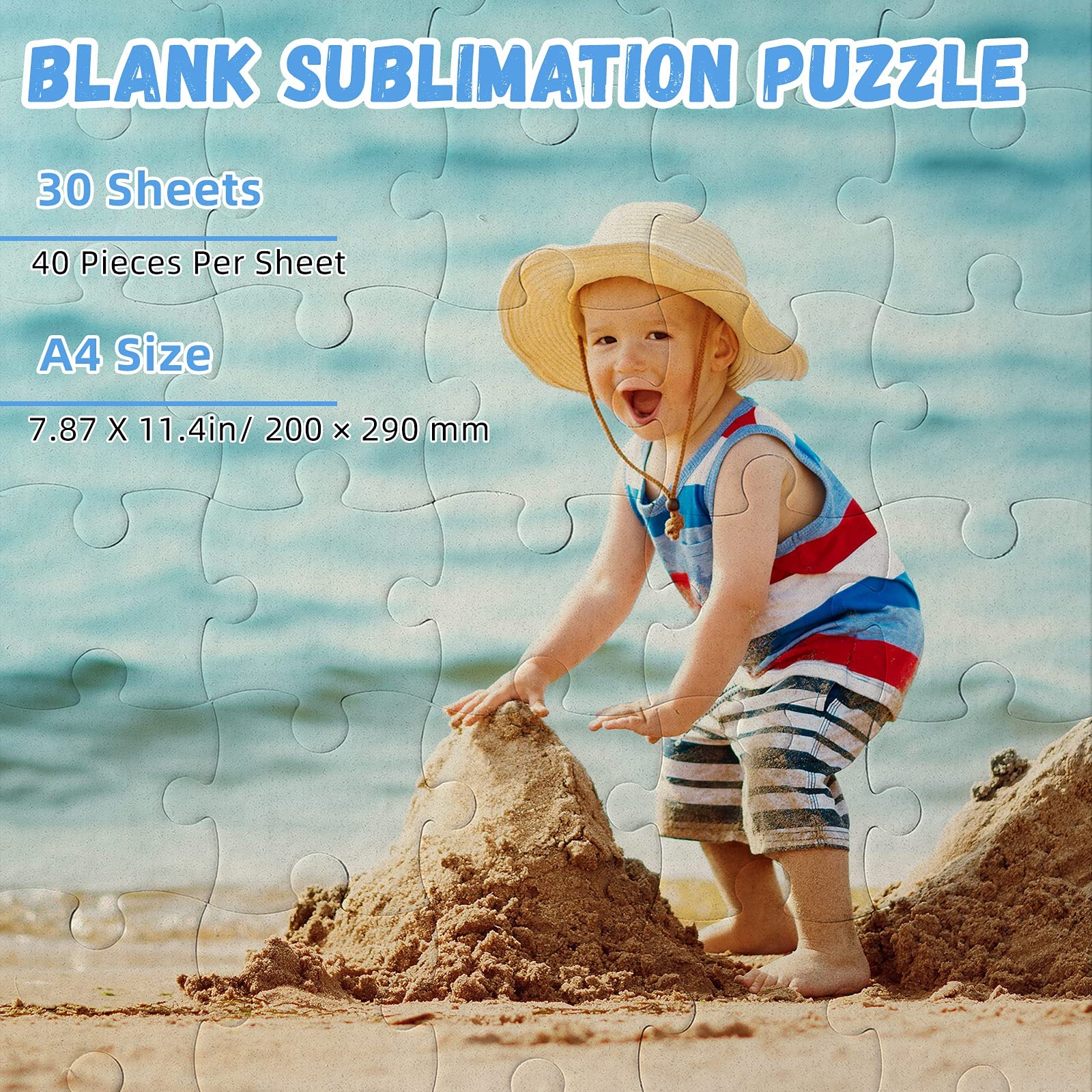 Buy 30 Sets Blank Sublimation Jigsaw Puzzle DIY Heat Press Transfer Puzzles Crafts Thermal Pearl Puzzle Supplies A4 8 X 11 Inch Online At Low Prices In India Amazon in