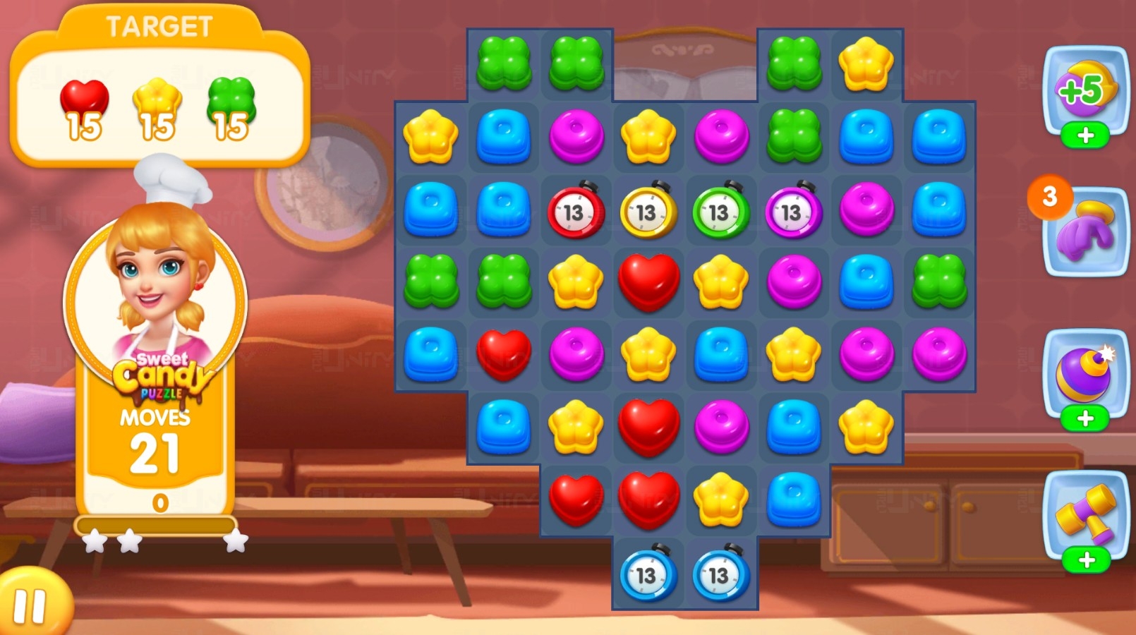 Buy Sweet Match 3 Unity Templates Dovemobi