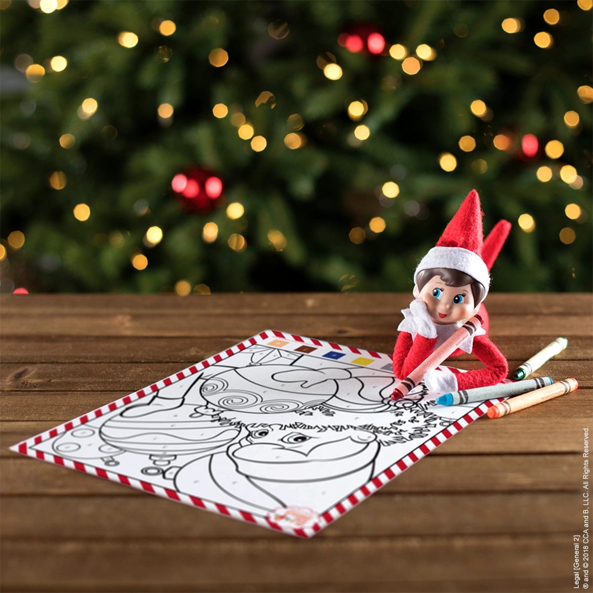 elf on the shelf coloring printables
