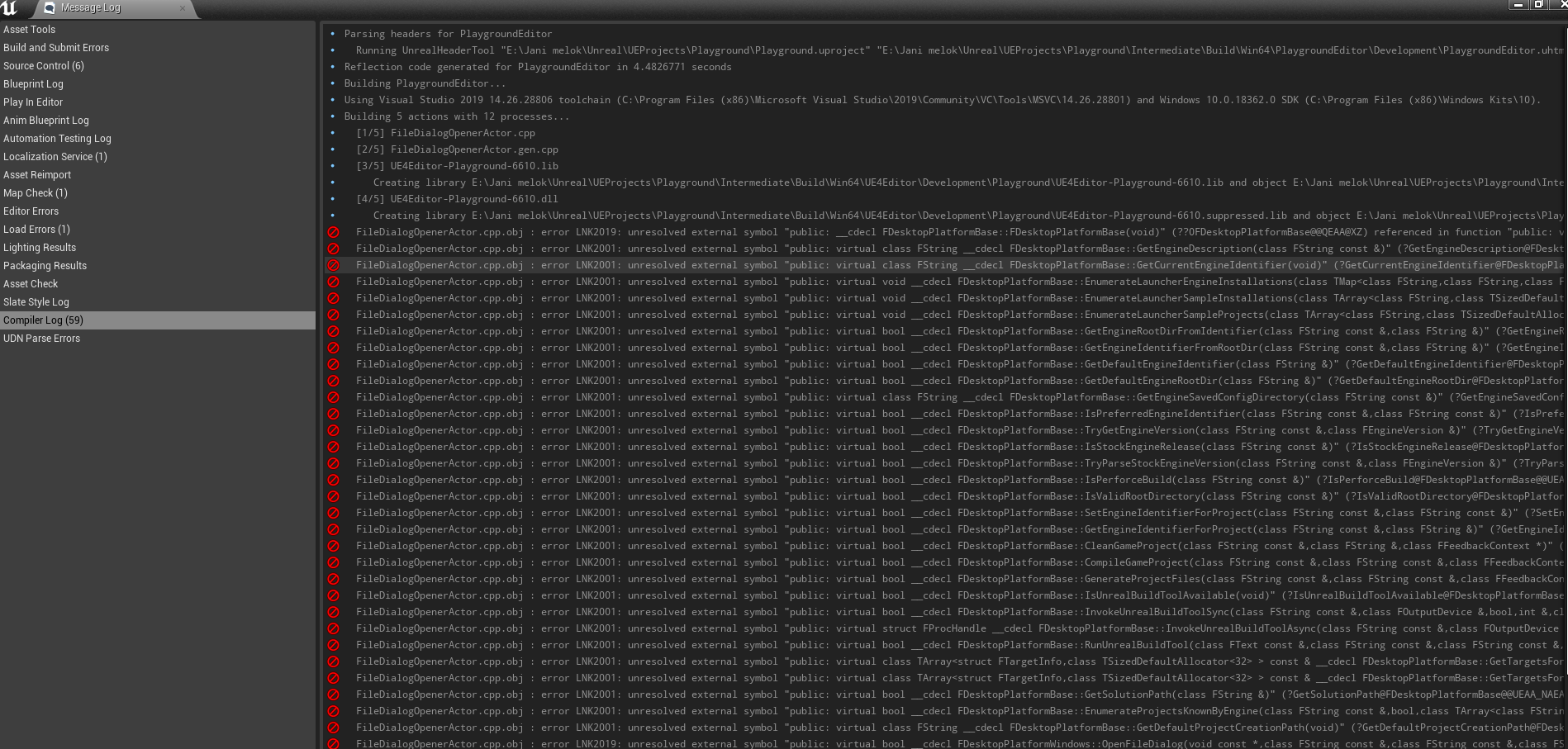 C How To Get Unreal Find Headers Needed For My Code To Work 