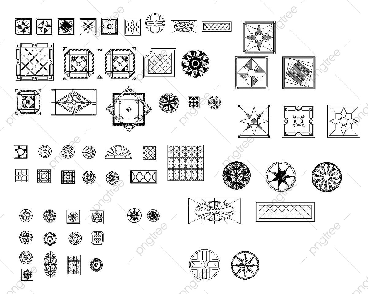 Cad Drawings Of Various Ground Jigsaw Puzzles Template Download On Pngtree