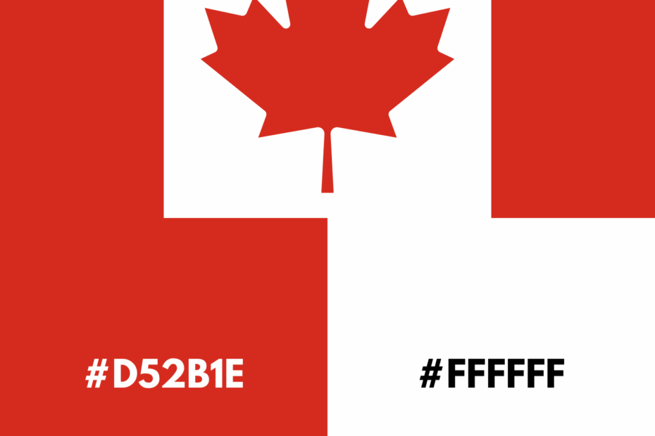 Canada Flag Colors Meanings U0026 Color Codes