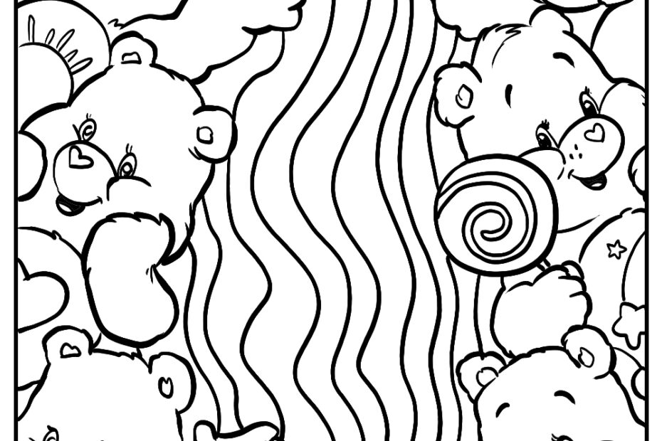 Care Bears Coloring Pages I Heart Crafty Things