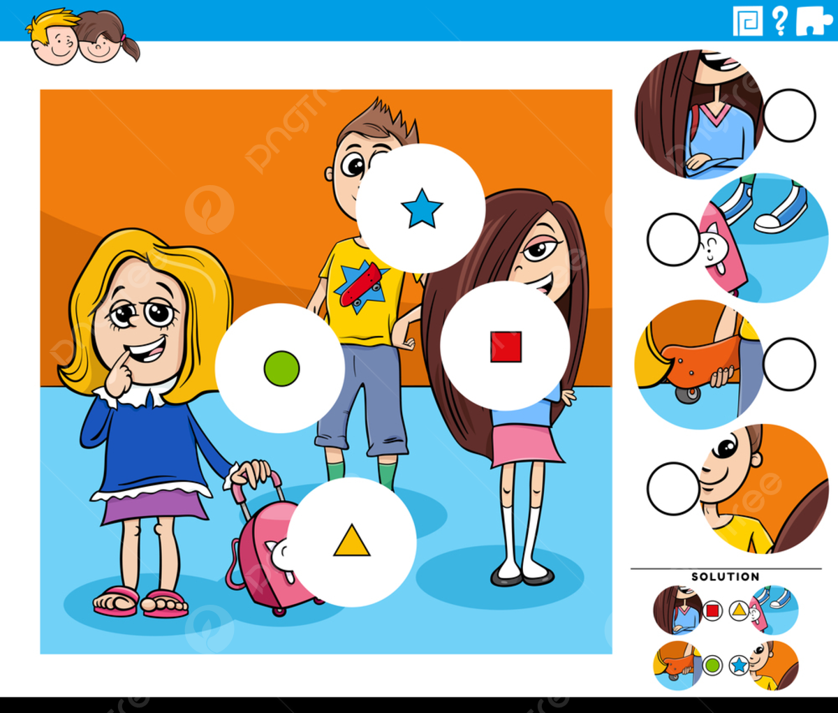 group puzzle template