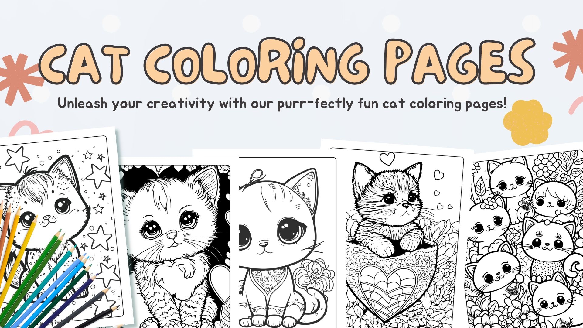 Cat Coloring Pages For Kids U0026 Adults World Of Printables