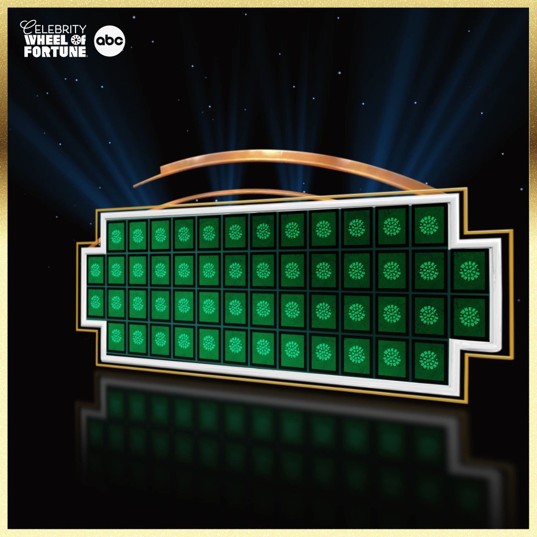 wheel of fortune puzzle board template