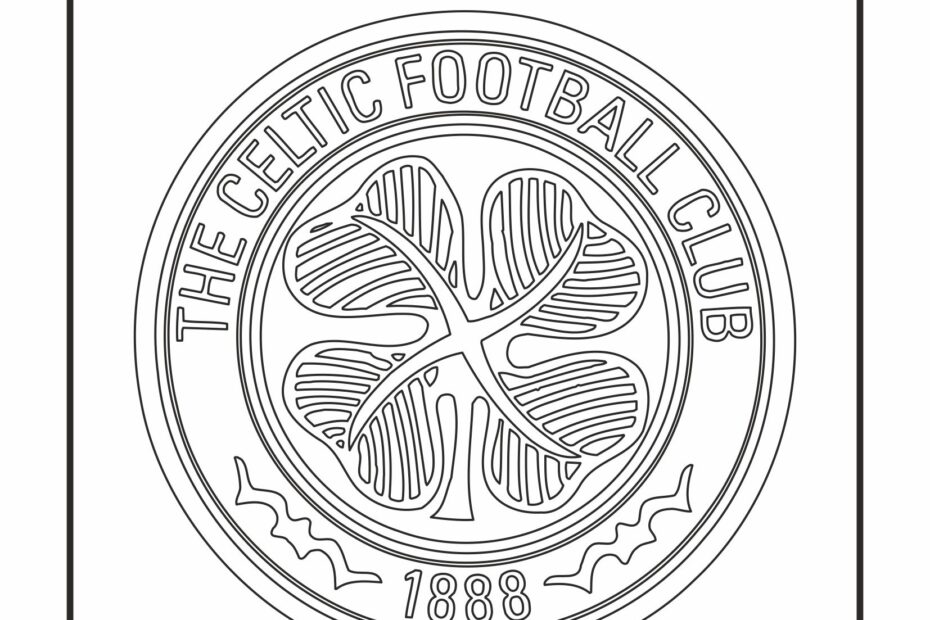 Celtic F C Logo Coloring Page